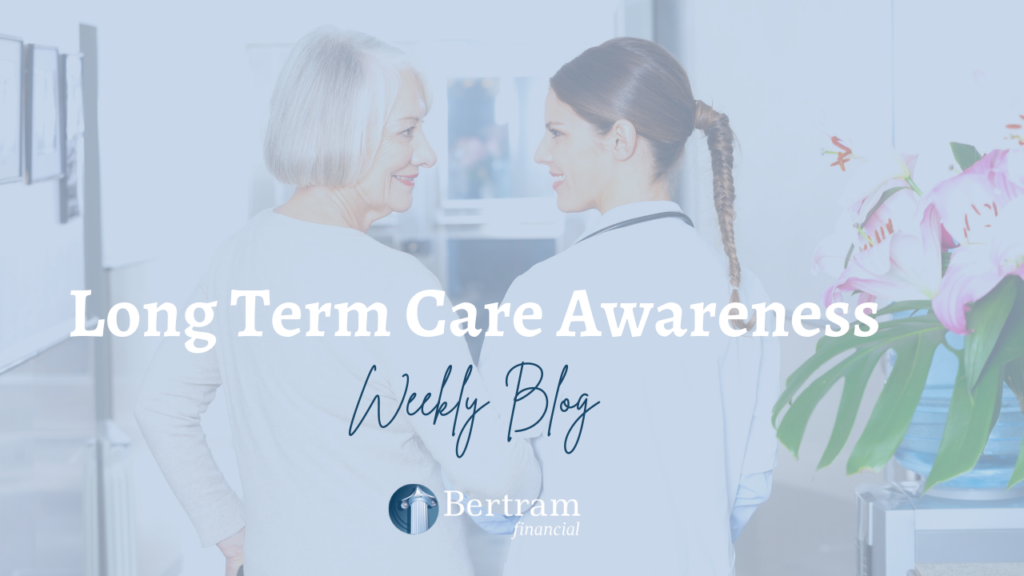 Senior Woman and Nurse Long Term Care - Bertram Financial